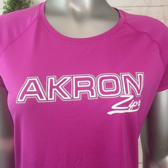 Under Armour Dry Fit Sz M Athletic top Akron Zips - Picture 2 of 6